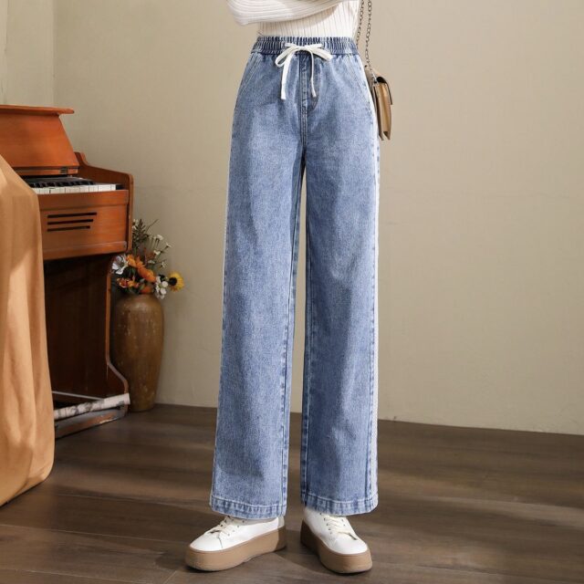 Autumn Korean style loose fashion women jeans