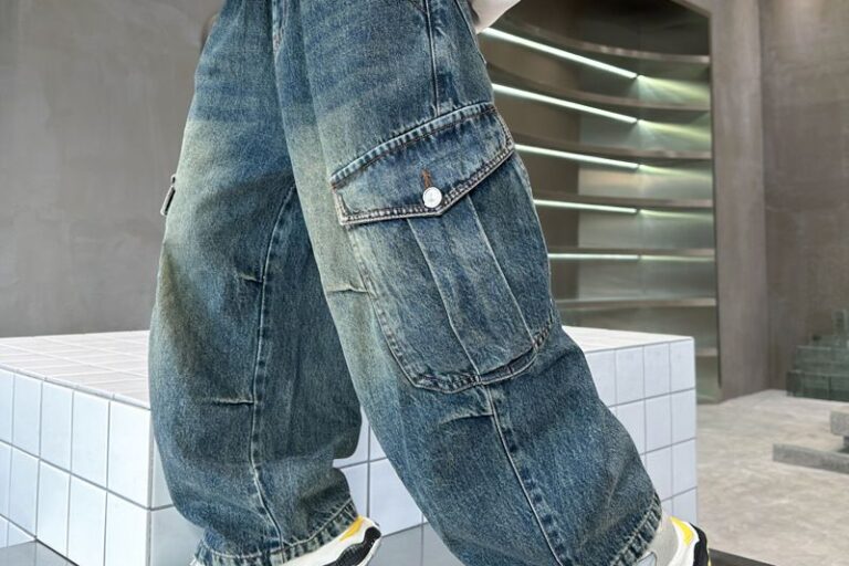 Spring autumn loose casual boys children jeans