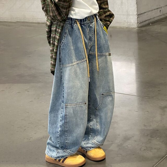 Spring autumn loose casual children jeans