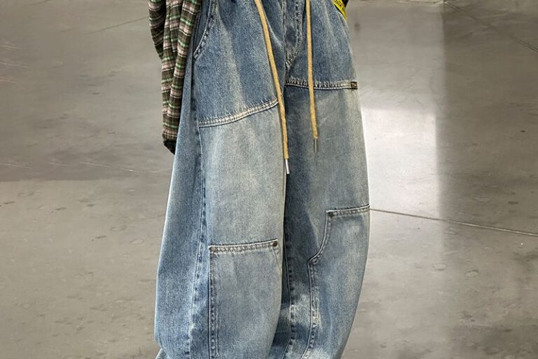 Spring autumn loose casual children jeans