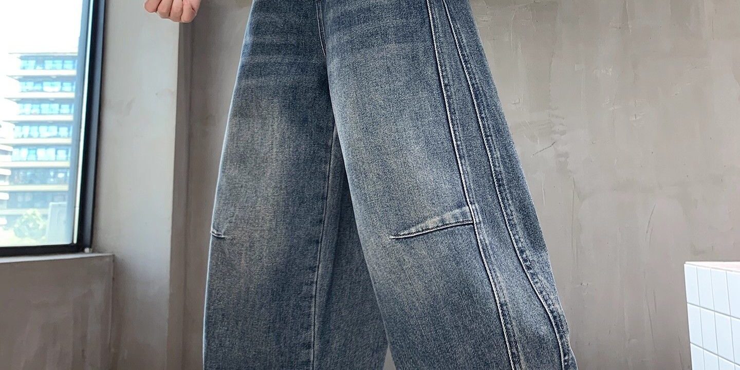 Spring autumn straight casual boys children jeans