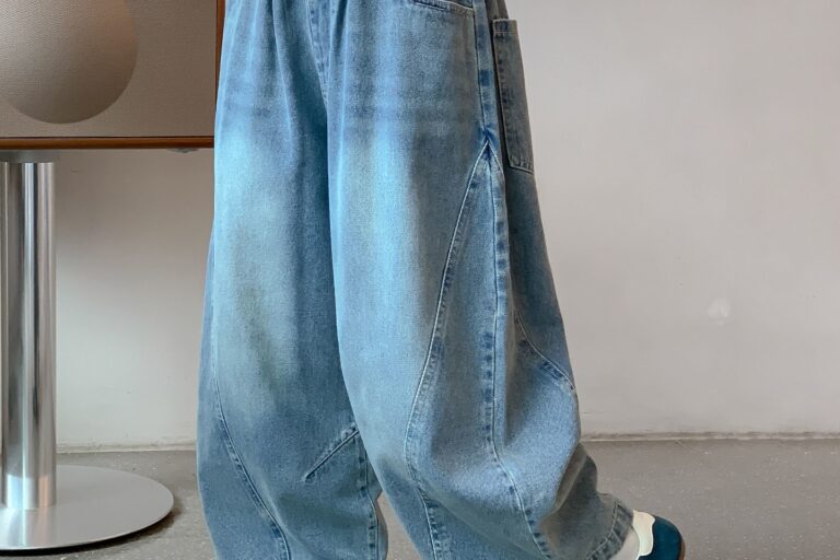 Autumn casual wide leg fashion children jeans